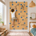 Load image into Gallery viewer, Personalized Kids Climbing Wall – Space Theme Wooden Indoor Climbing Wall