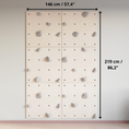 Bild in Galerie-Betrachter laden, Montessori Kletterwand für Kinder mit Griffen – Kletterwand aus Birkenholz, mit Leinöl & Bienenwachs veredelt