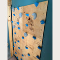 Load image into Gallery viewer, Personalized Kids Climbing Wall – Space Theme Wooden Indoor Climbing Wall