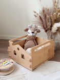 Load image into Gallery viewer, Montessori Bookshelf and Toy Storage - Wooden Furniture for Kids' Room