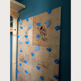 Load image into Gallery viewer, Personalized Kids Climbing Wall – Space Theme Wooden Indoor Climbing Wall

