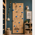 Load image into Gallery viewer, Personalized Kids Climbing Wall – Space Theme Wooden Indoor Climbing Wall
