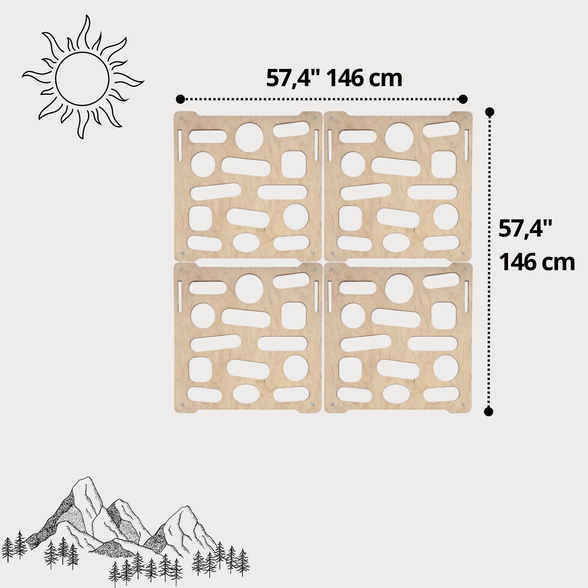 Big Climbing Wall for Active Kids
