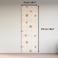Bild in Galerie-Betrachter laden, Montessori Kletterwand für Kinder mit Griffen – Kletterwand aus Birkenholz, mit Leinöl & Bienenwachs veredelt
