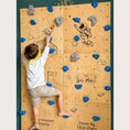 Load image into Gallery viewer, Personalized Kids Climbing Wall – Space Theme Wooden Indoor Climbing Wall
