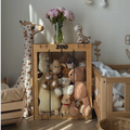 Aufbewahrungsbox aus Holz für Kuscheltiere