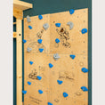 Load image into Gallery viewer, Personalized Kids Climbing Wall – Space Theme Wooden Indoor Climbing Wall
