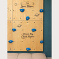 Load image into Gallery viewer, Personalized Kids Climbing Wall – Space Theme Wooden Indoor Climbing Wall
