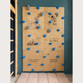 Load image into Gallery viewer, Personalized Kids Climbing Wall – Space Theme Wooden Indoor Climbing Wall
