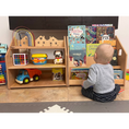 Bild in Galerie-Betrachter laden, Montessori-Bücherregal und Spielzeugaufbewahrung – Holzmöbel fürs Kinderzimmer
