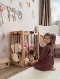Load image into Gallery viewer, Wooden Stuffed Animal Storage Box
