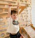 Bild in Galerie-Betrachter laden, Montessori Kletterwand für Kinder mit Rutsche, Klimmzugstange & Ringen | Indoor-Spielplatz aus Holz
